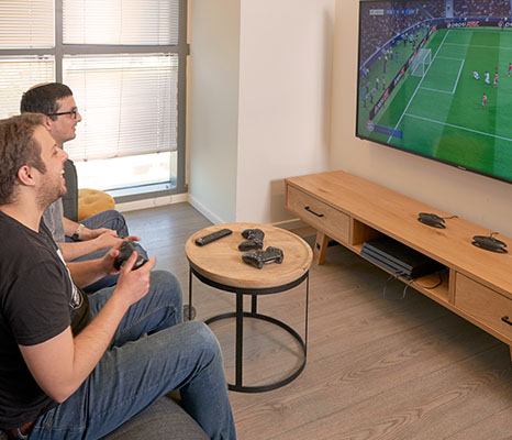 Playing FIFA at Axonize